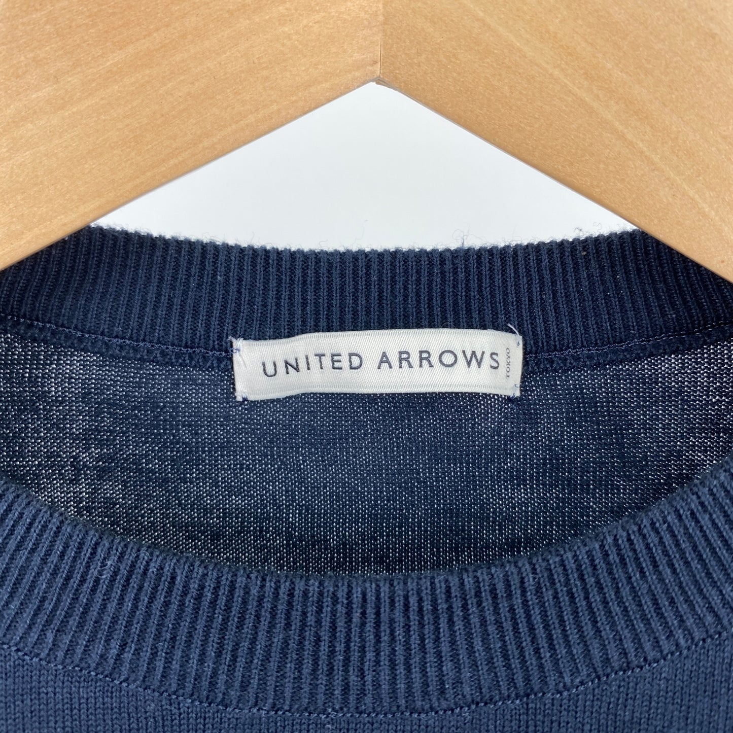 UNITED ARROWS 長袖ニット メンズ L 紺系【中古】