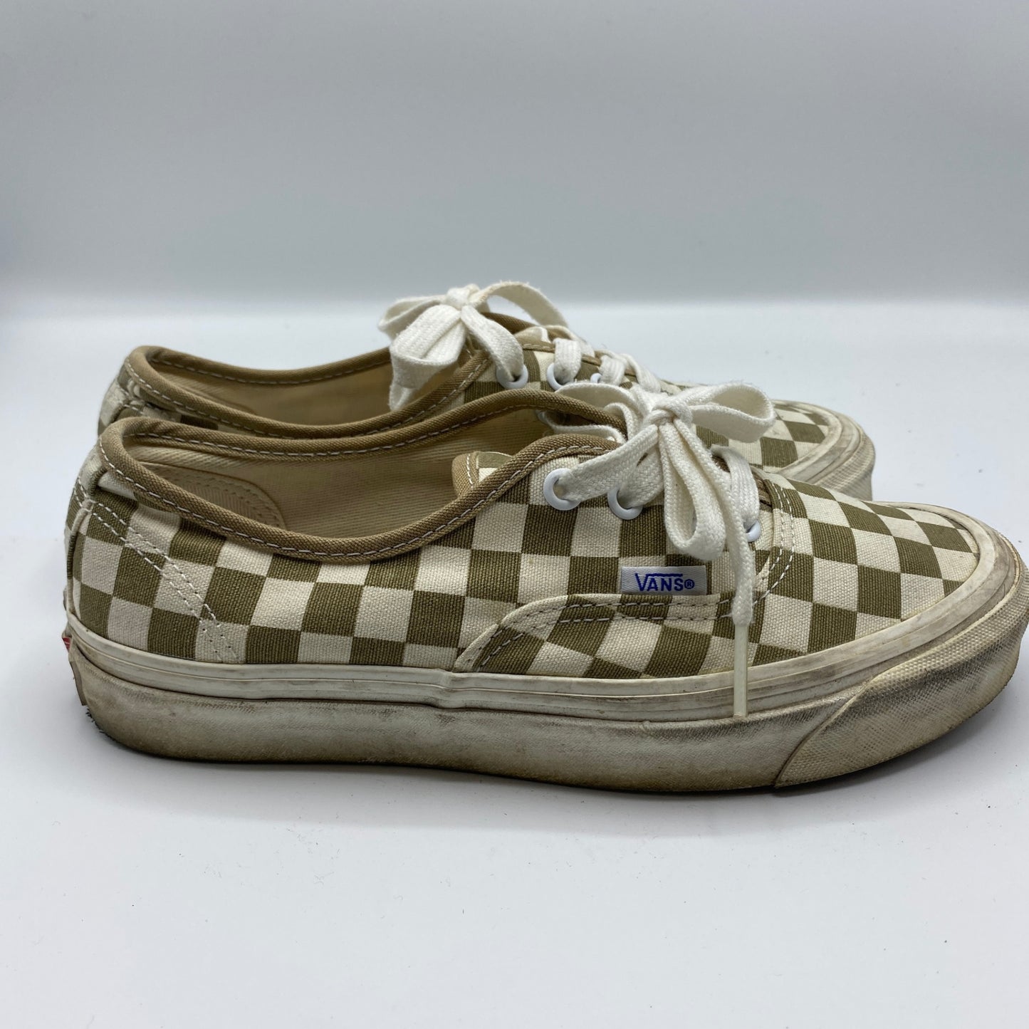VANS authentic レディーズ 23.5cm カーキ系【中古】