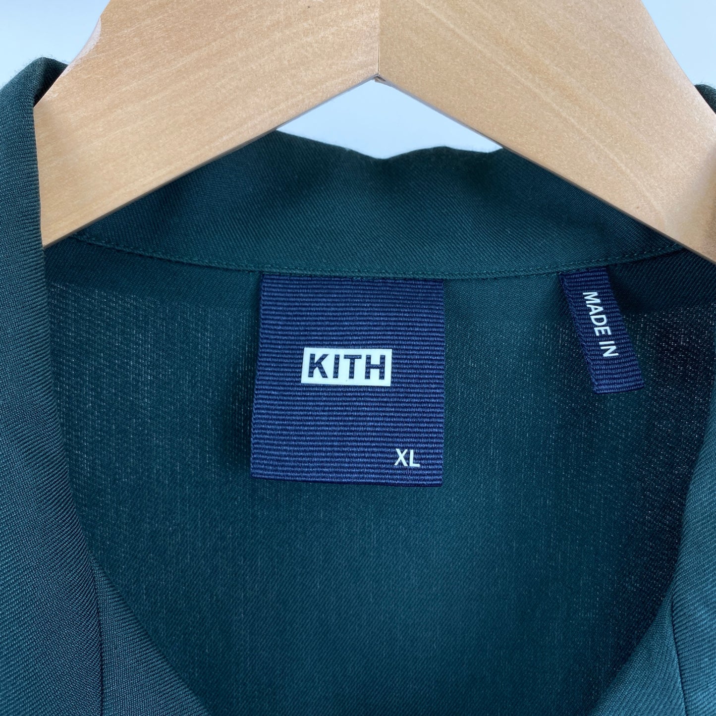KITH 半袖シャツ メンズ XL 緑系【中古】