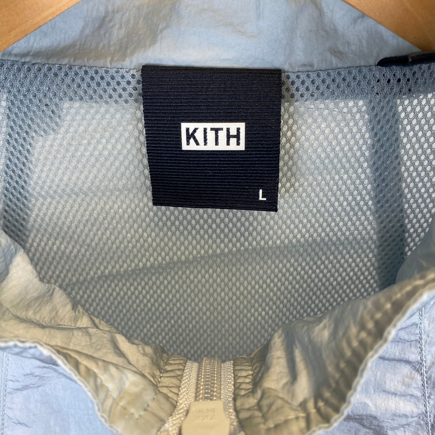 KITH ナイロンブルゾン メンズ L 水色系【中古】