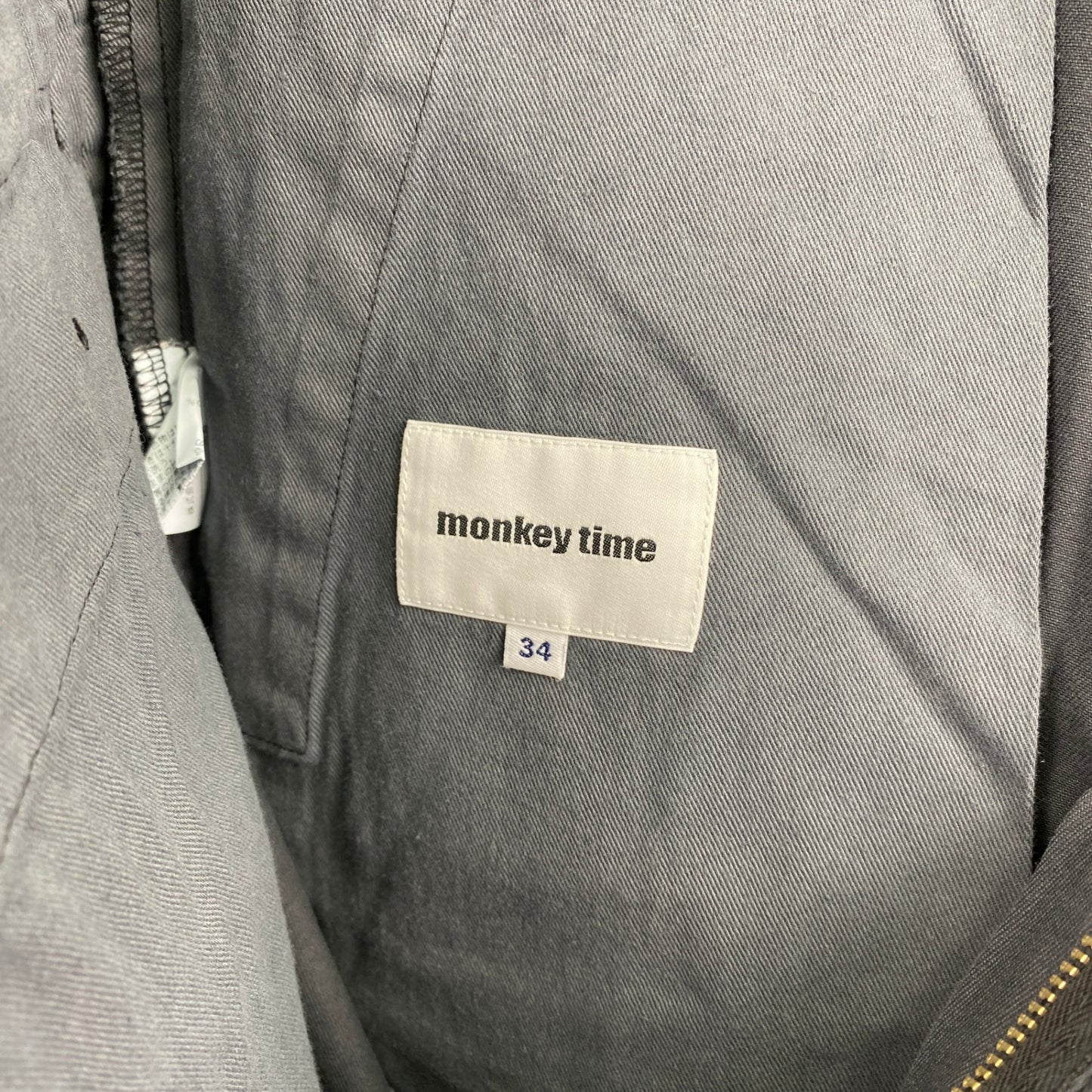 monkey time ワークパンツ メンズ XL グレー系【中古】