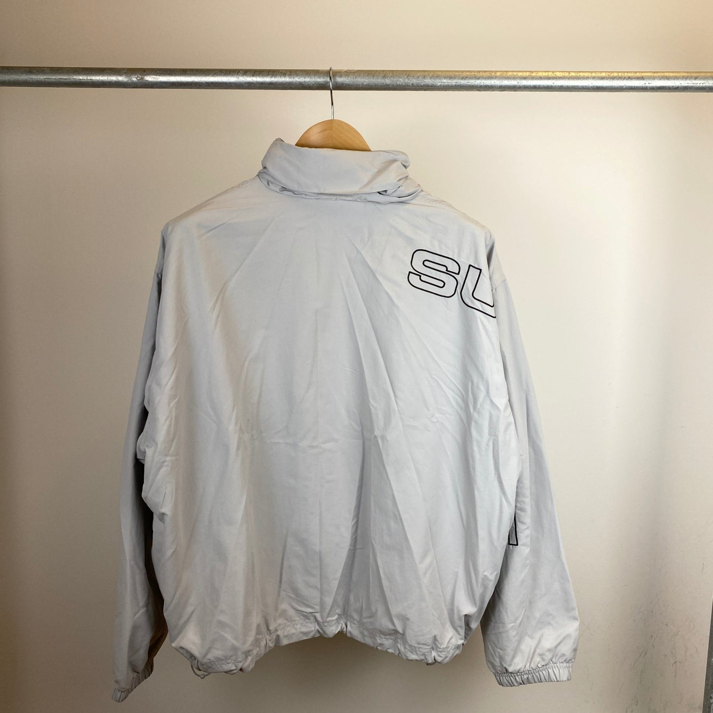 SUPREME ナイロンブルゾン メンズ L グレー系【中古】