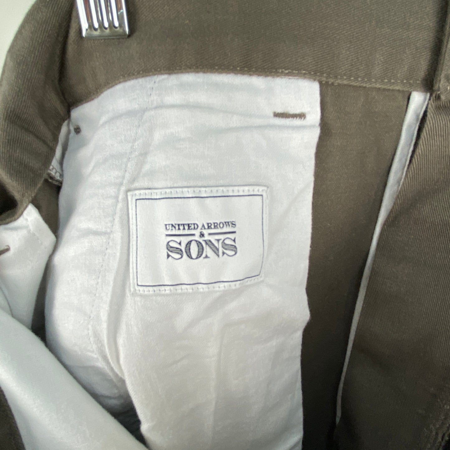 UNITED ARROWS & SONS チノパン メンズ XL カーキ系【中古】