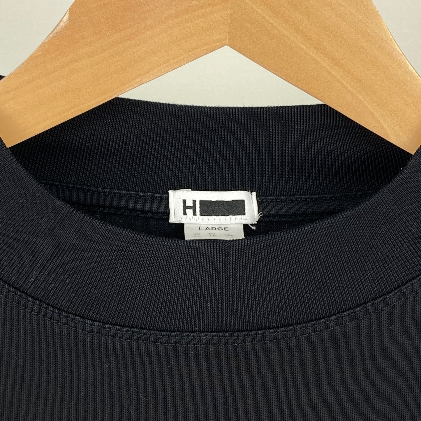 H BEAUTY & YOUTH 半袖Tシャツ メンズ L 黒系【中古】