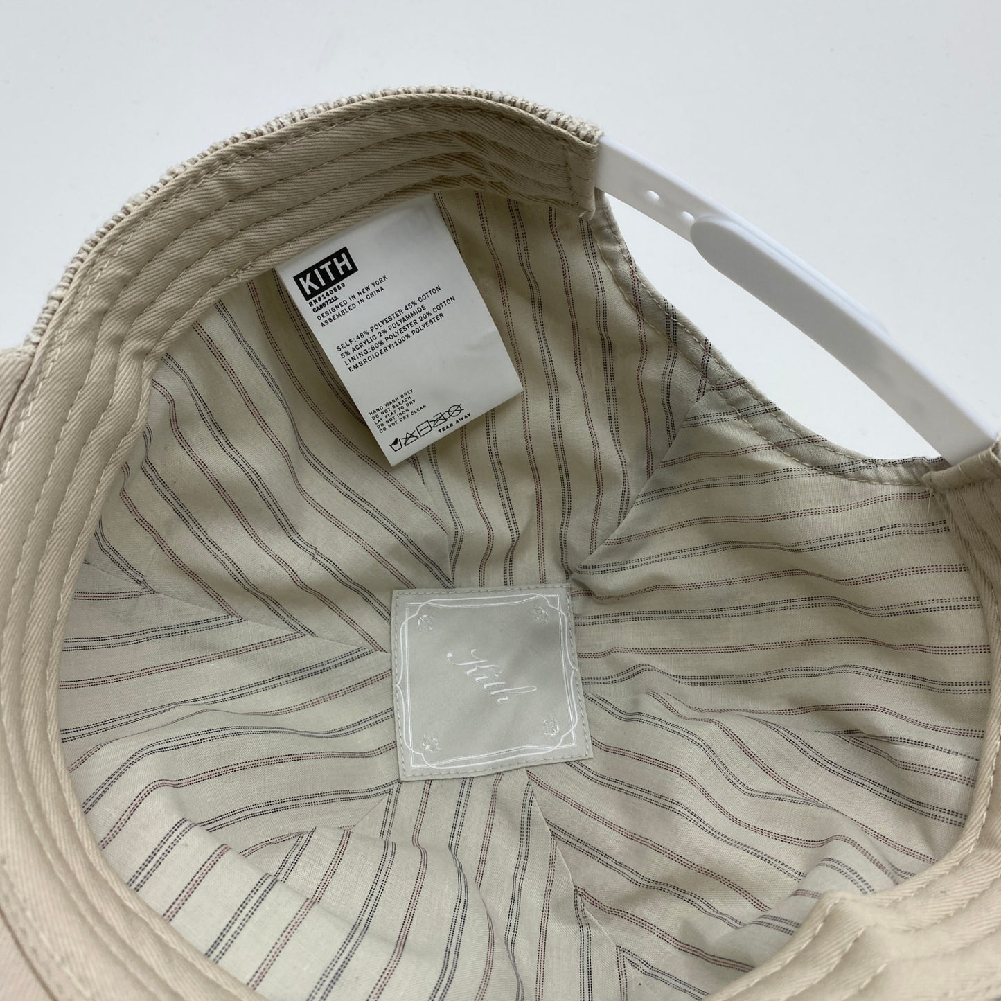 KITH キャップ メンズ F 白系【中古】