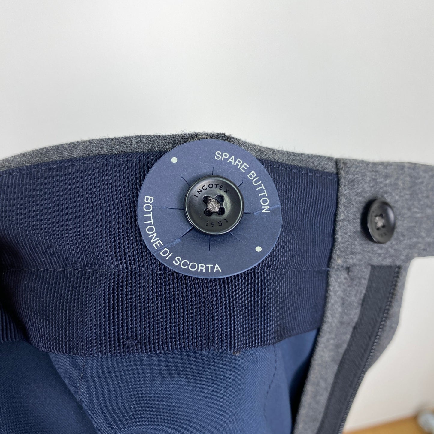 INCOTEX スラックス メンズ XL グレー系【中古】