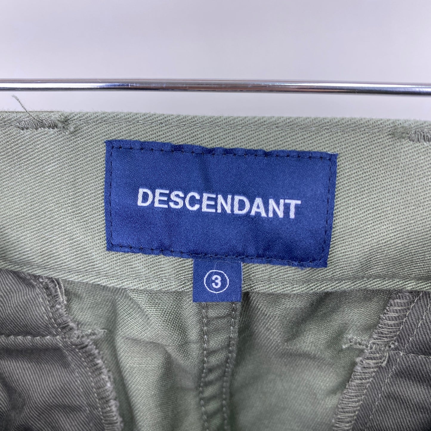 DESCENDANT カーゴショーツ メンズ L 緑系【中古】