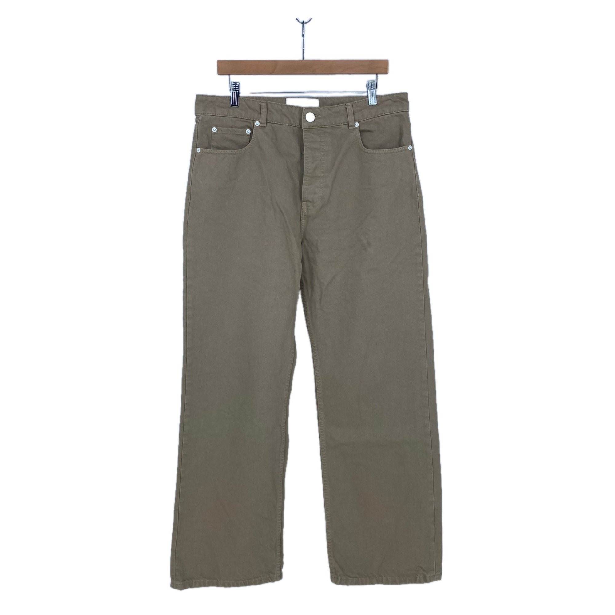 Ami alexandre mattiussi ワイドフィットデニムパンツ メンズ M 