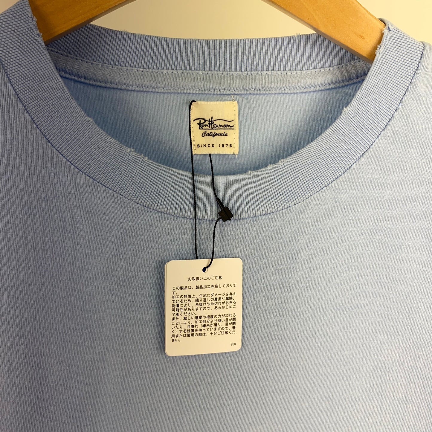 Ron Herman 半袖Tシャツ メンズ L 水色系【中古】