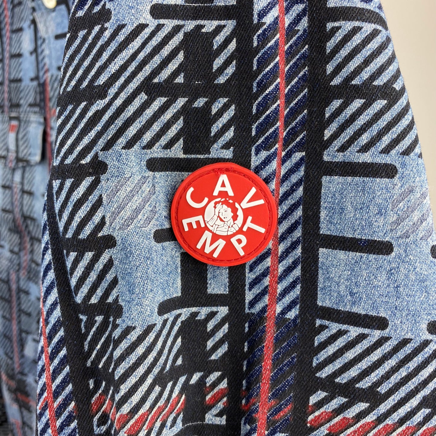 CAV EMPT シャツ XL 青系【中古】