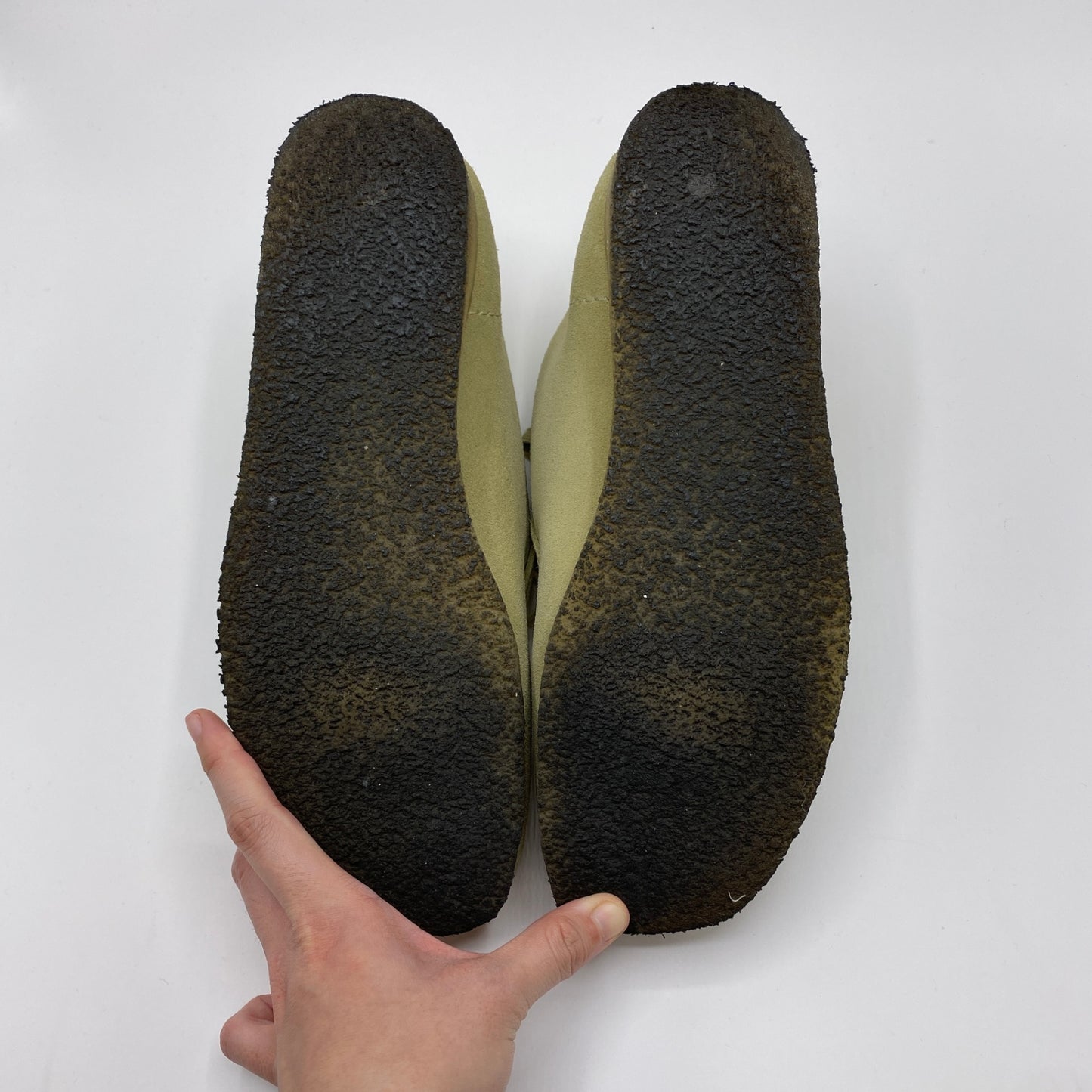 Clarks ワラビーブーツ メンズ 26.5cm ベージュ系【中古】