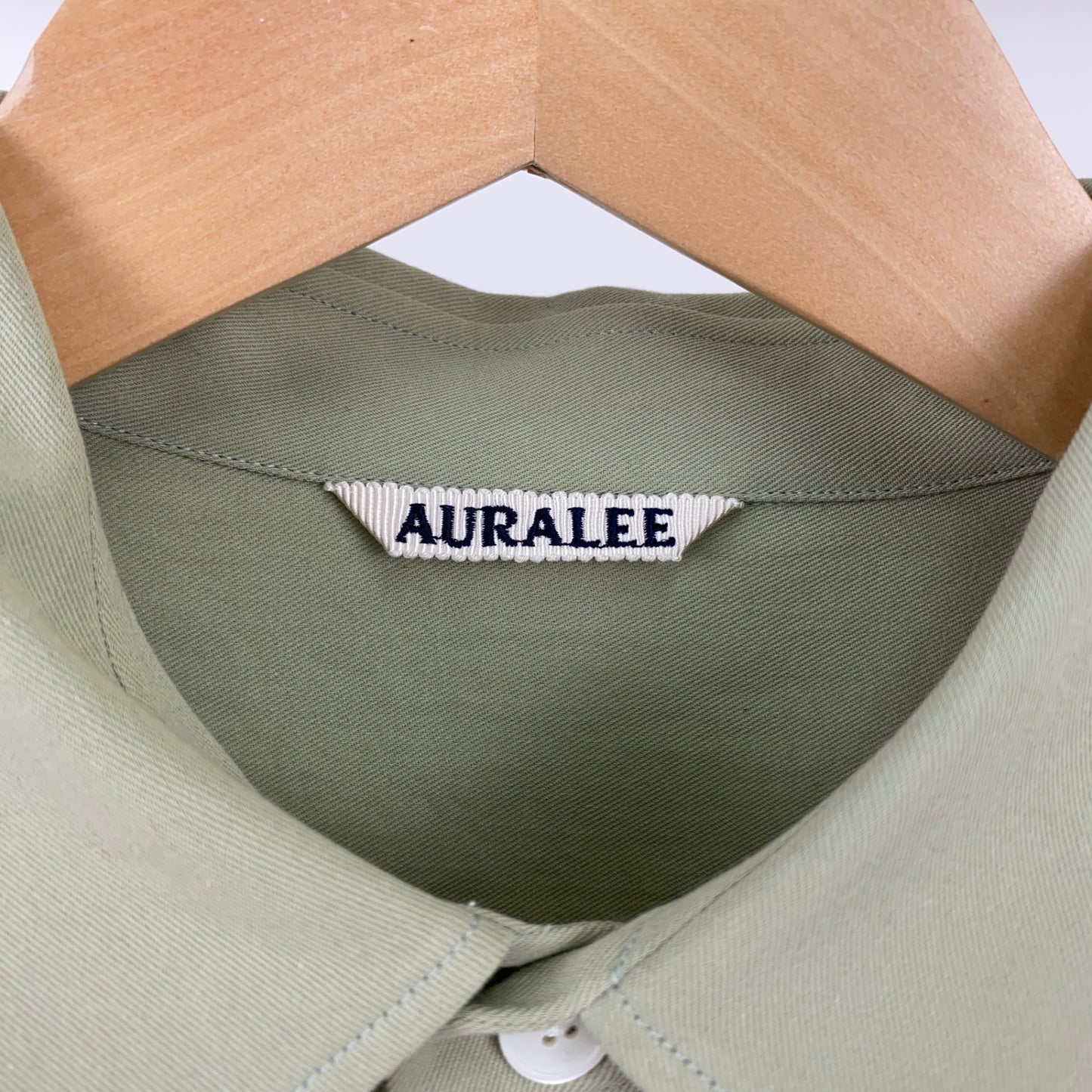AURALEE 長袖シャツ メンズ L 緑系【中古】