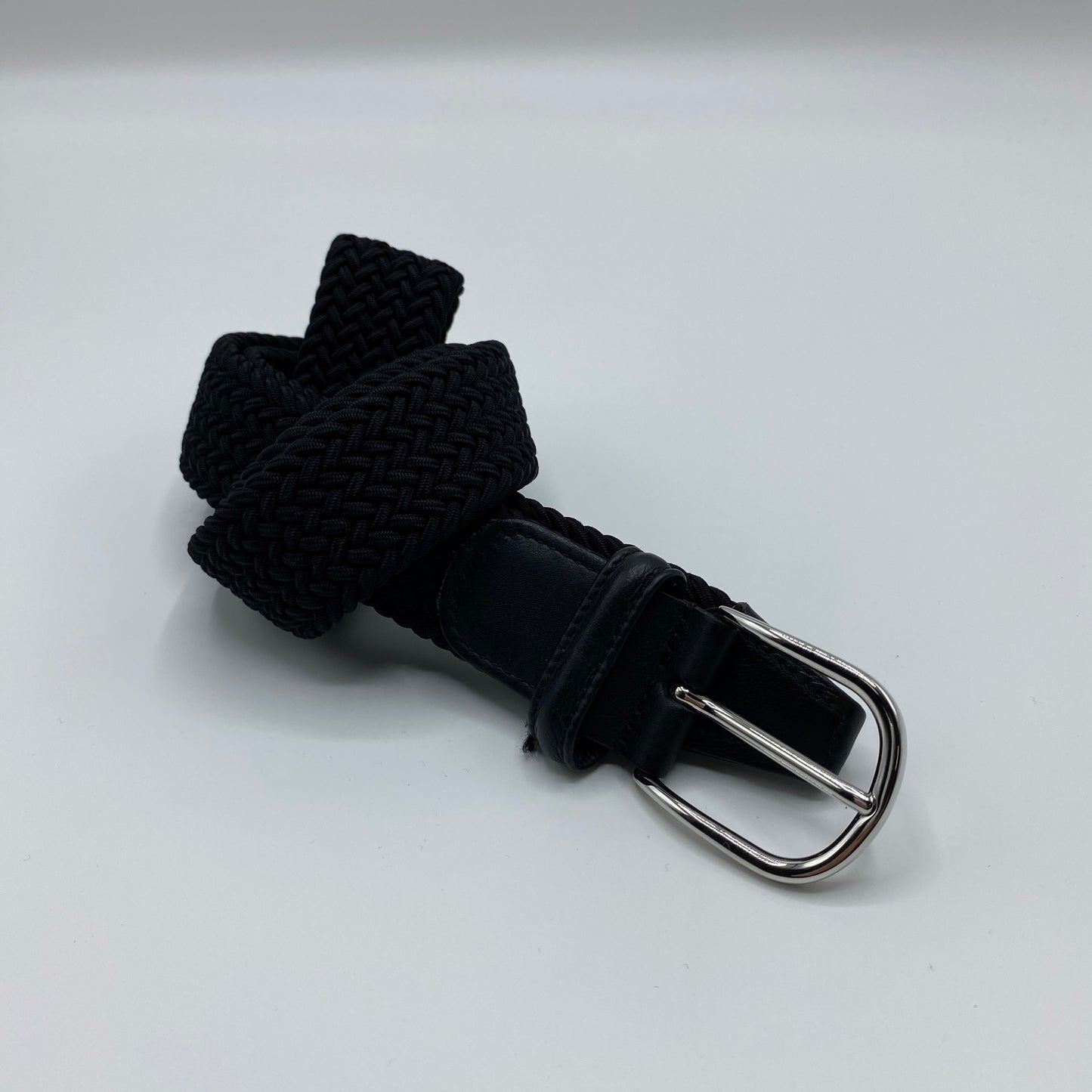 Anderson`s メッシュラバーベルト メンズ L 黒系【中古】