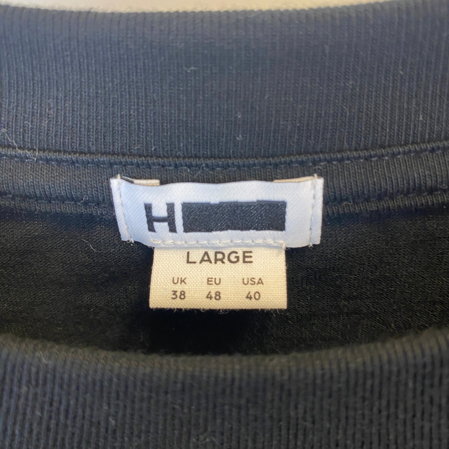 H BEAUTY & YOUTH 長袖Tシャツ メンズ L 黒系【中古】