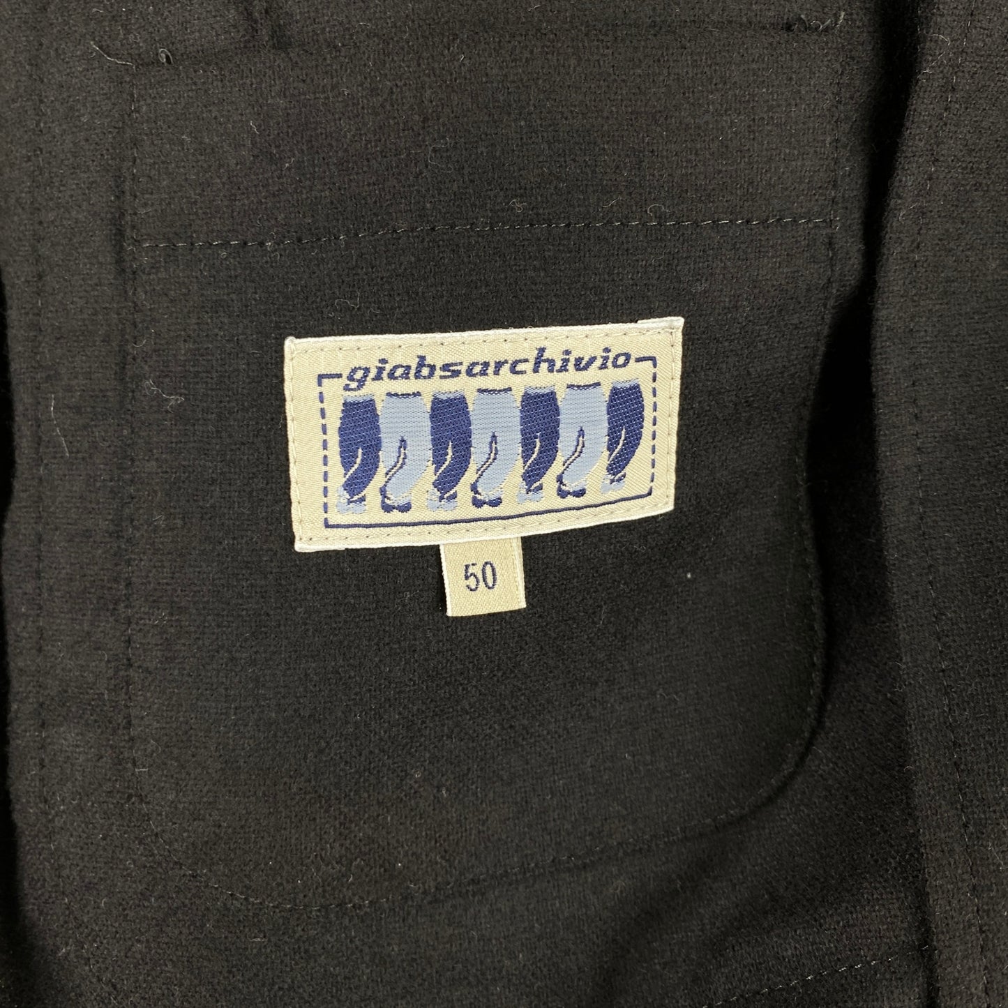 giabsarchivio テーラードジャケット メンズ XL 黒系【中古】