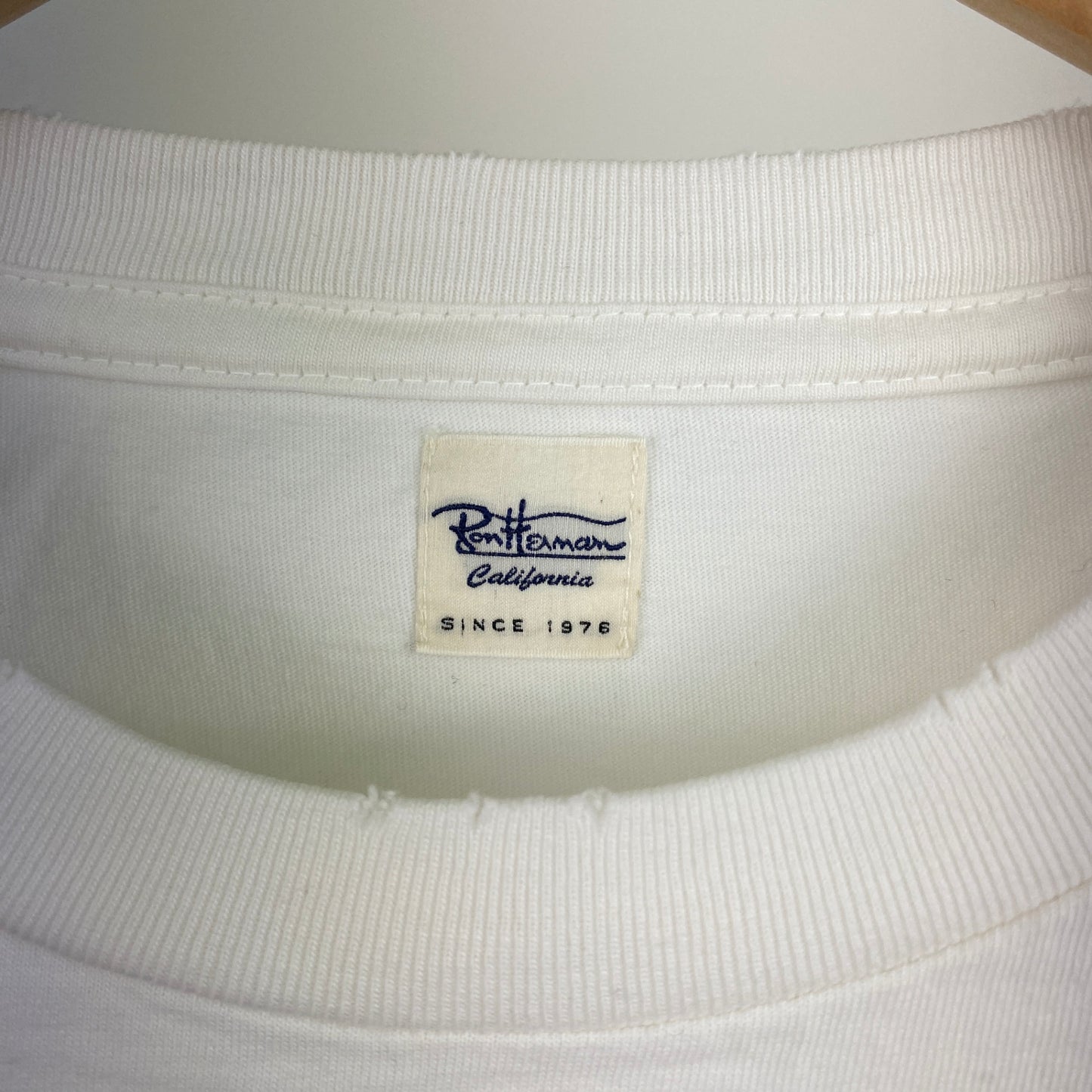 Ron Herman ダメージTシャツ メンズ L 白系【中古】