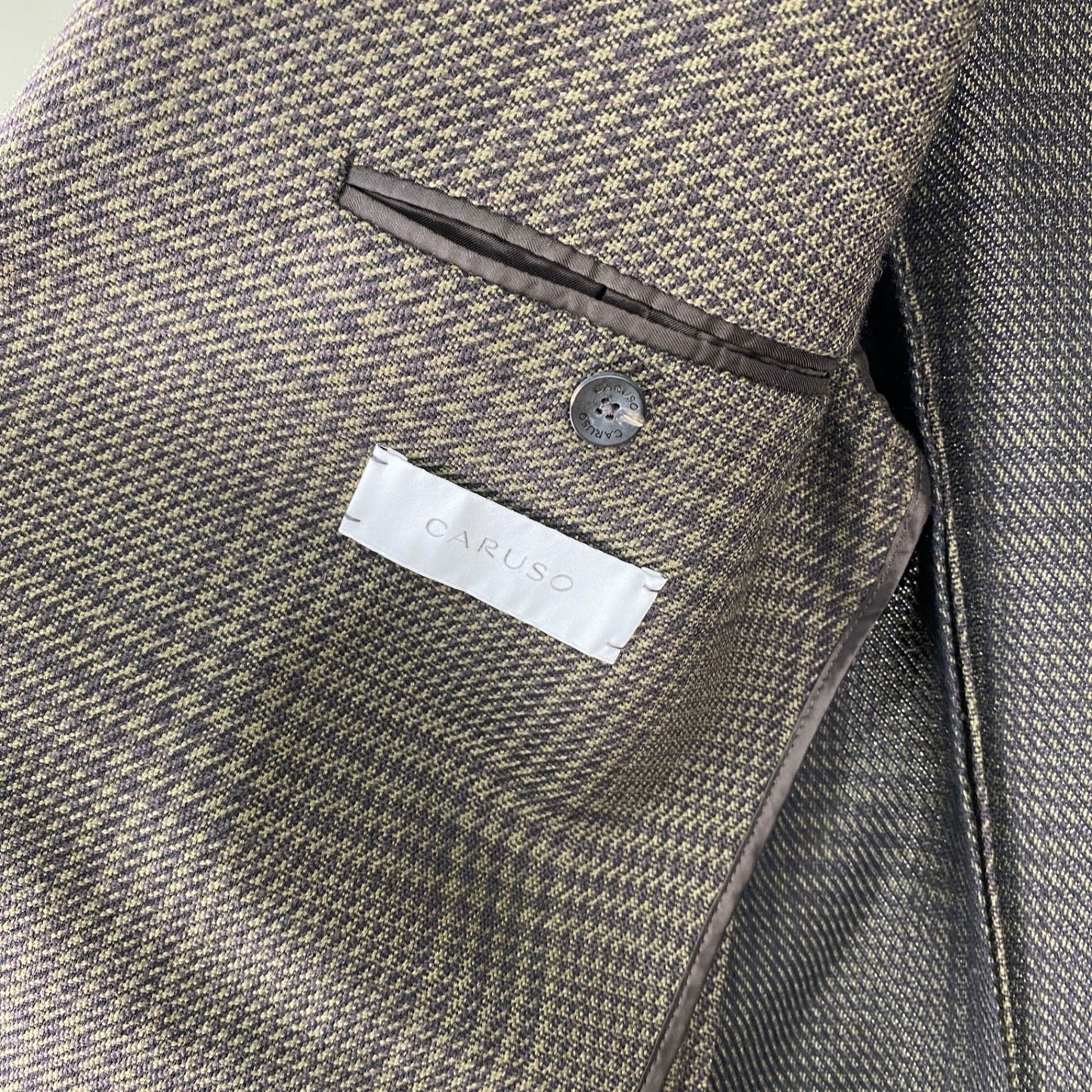 CARUSO テーラードジャケット メンズ XL カーキ系【中古】