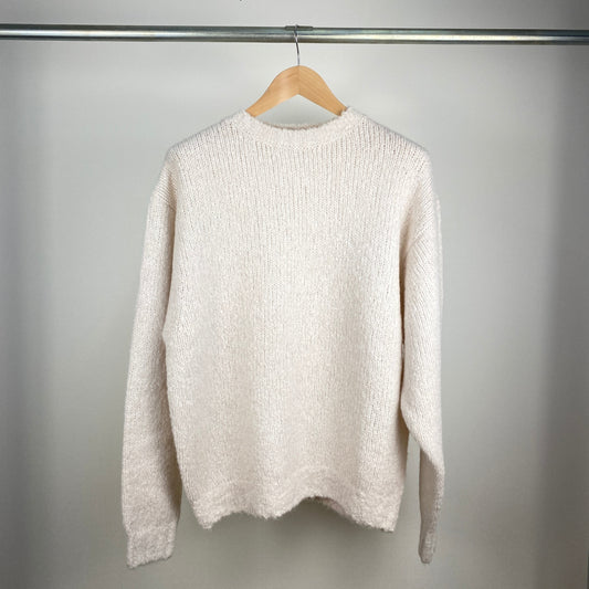 H BEAUTY & YOUTH 長袖ニット メンズ L 白系【中古】