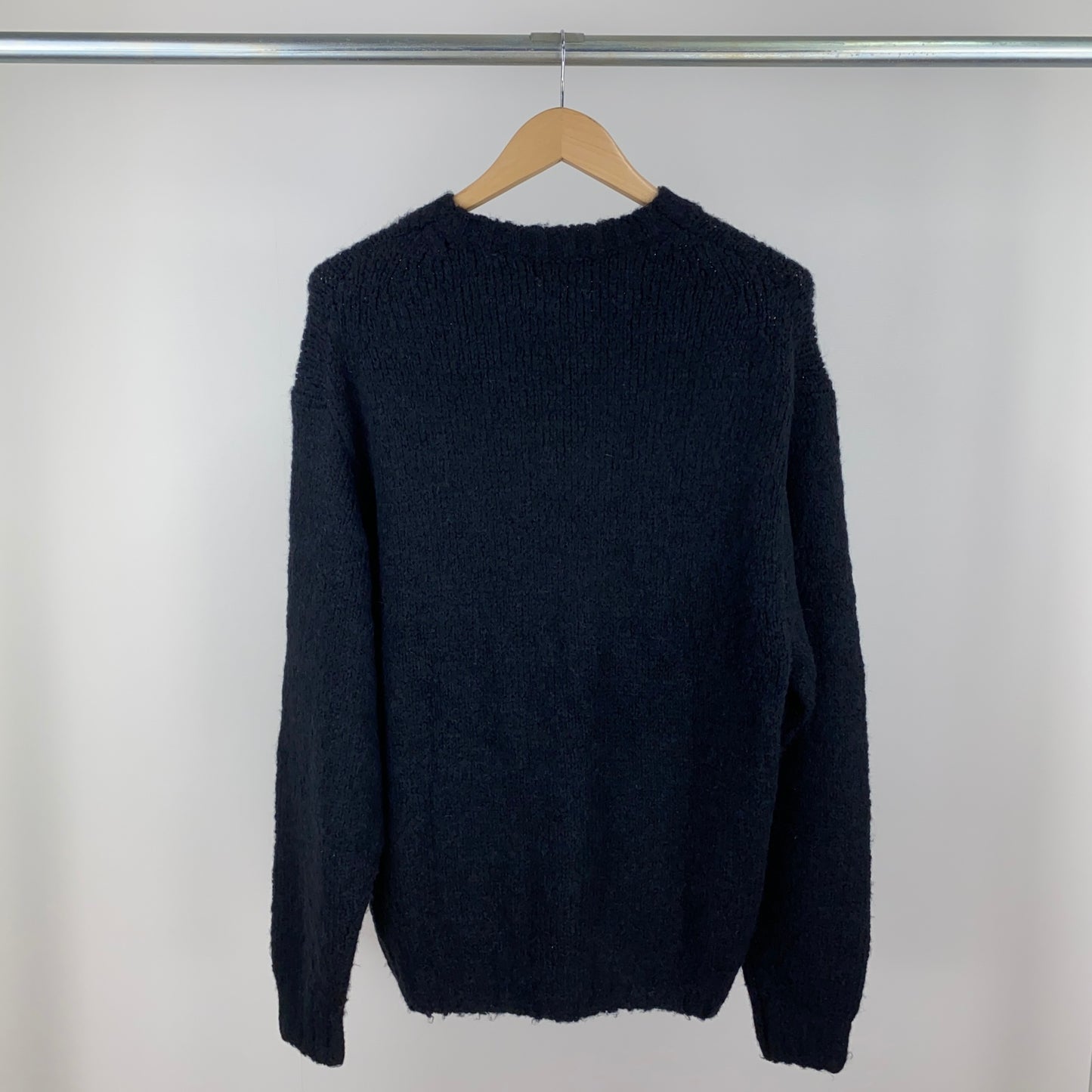 H BEAUTY&YOUTH 長袖ニット メンズ L 黒系【中古】