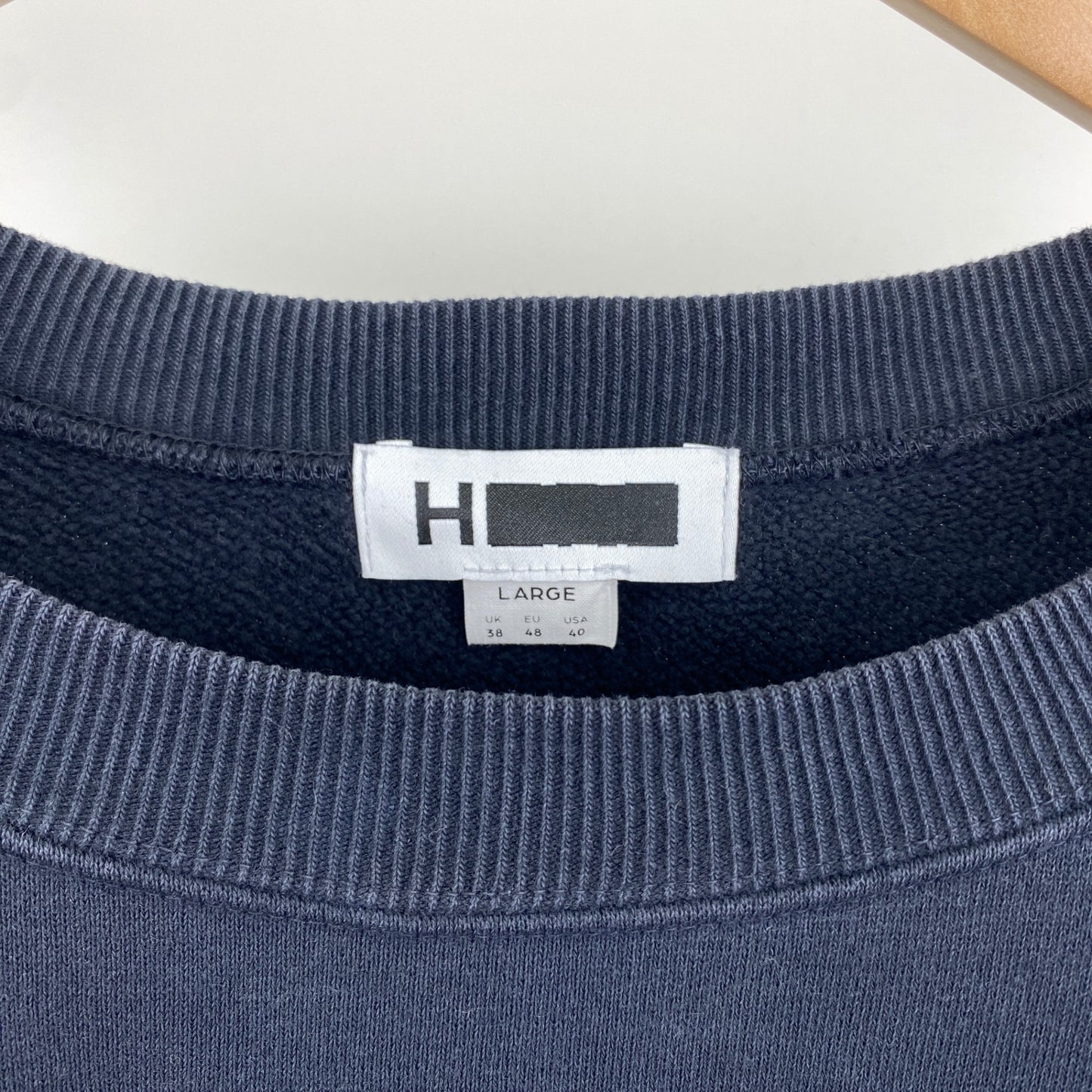 H BEAUTY & YOUTH 半袖スウェット メンズ L 黒系【中古】