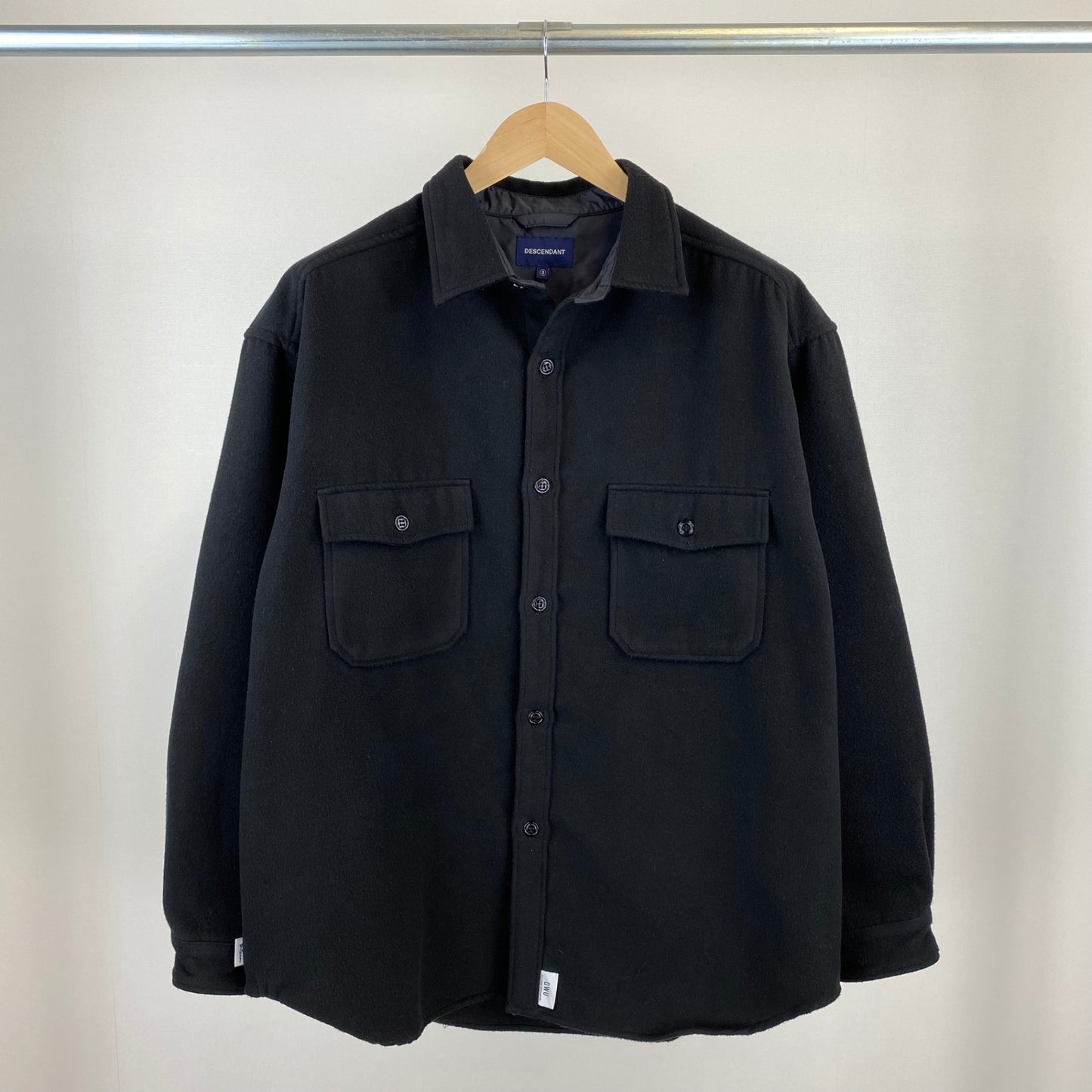 DESCENDANT シャツ XL 黒系【中古】