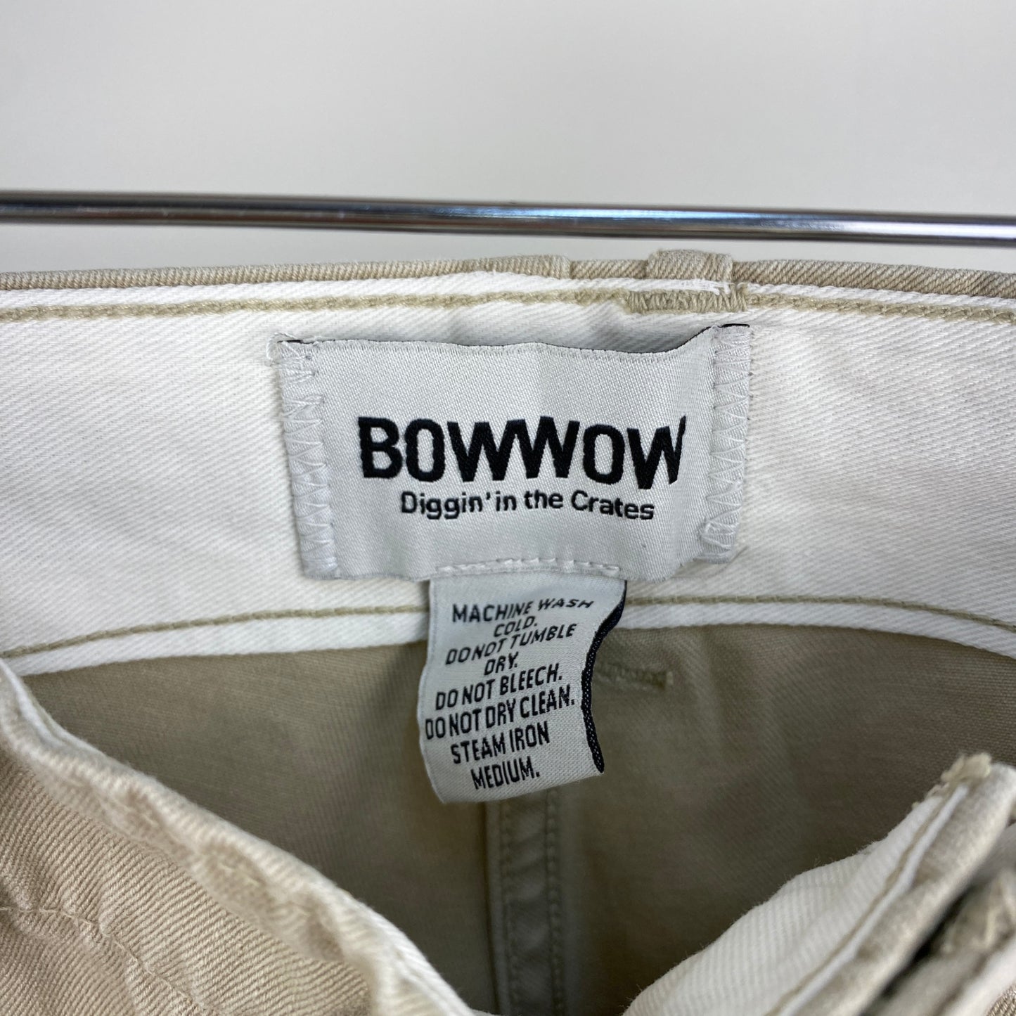 BOWWOW チノパン メンズ XL ベージュ系【中古】