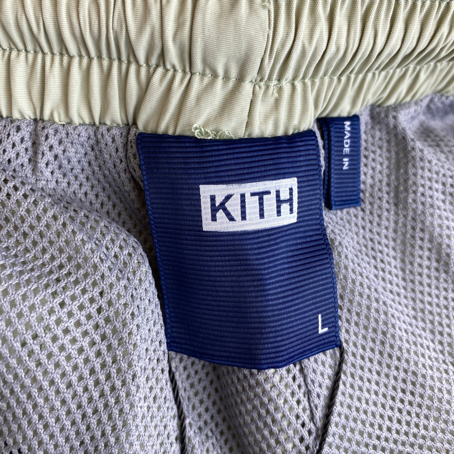 KITH ナイロンショーツ メンズ L 緑系【中古】