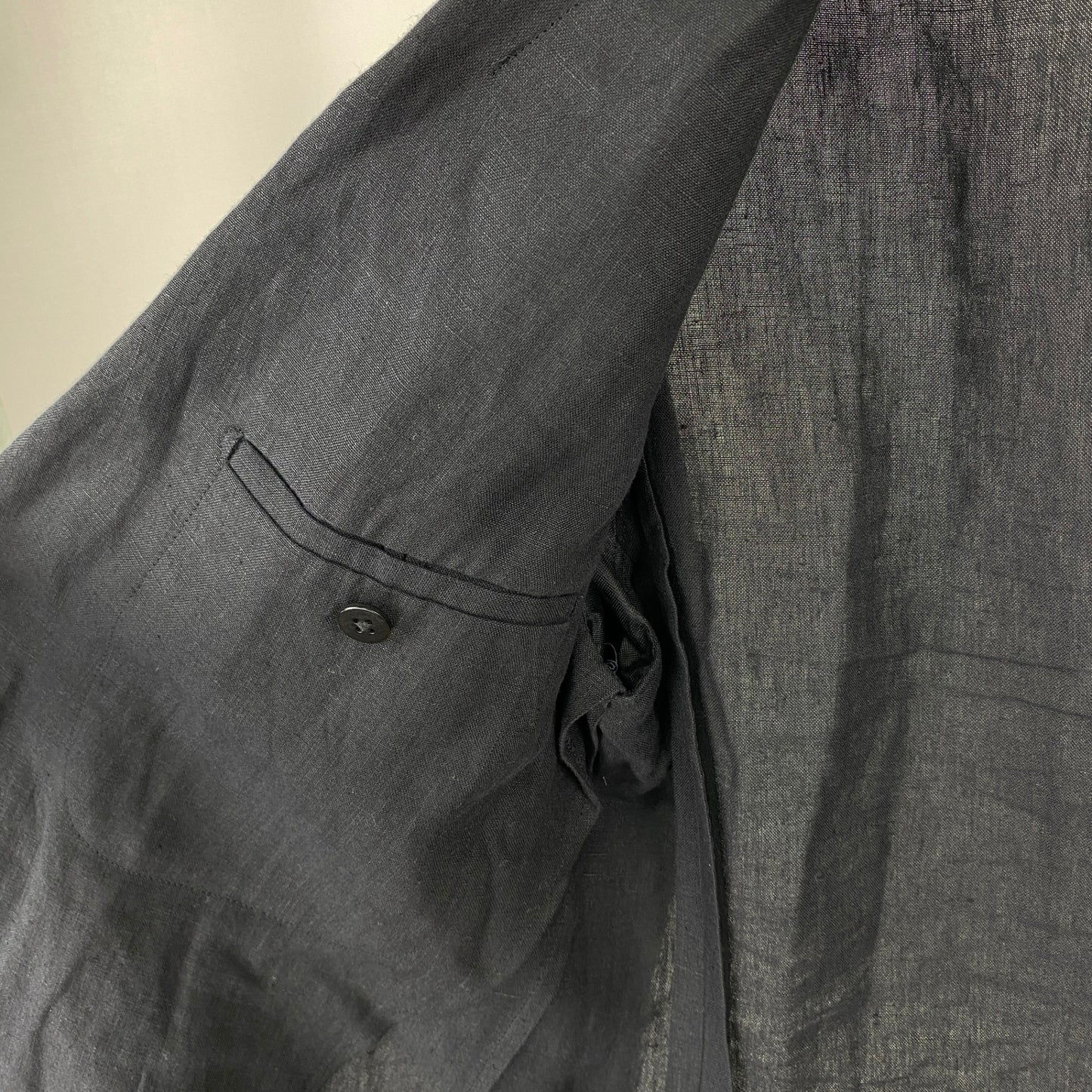 UNITED ARROWS リネンテイラードジャケット メンズ XL 黒系【中古】