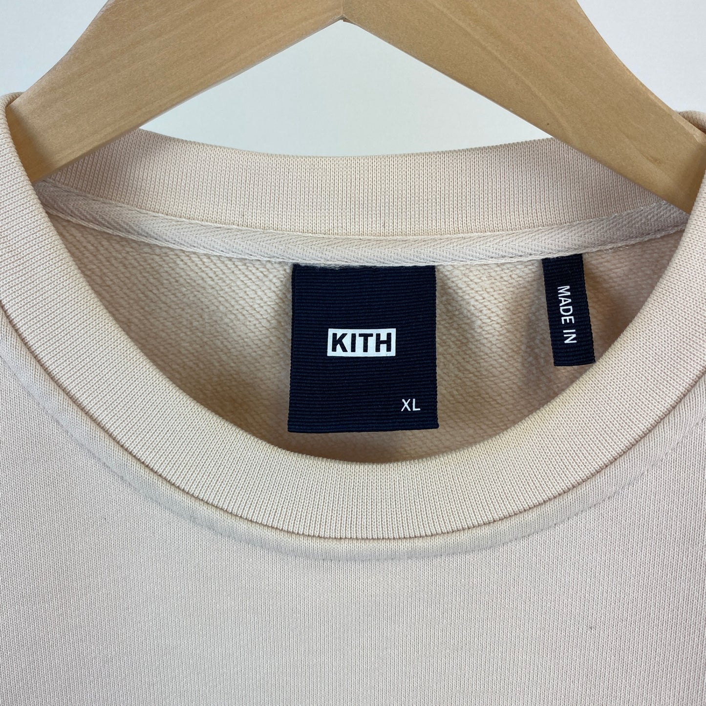 KITH クルーネックスウェット XL ベージュ系【中古】