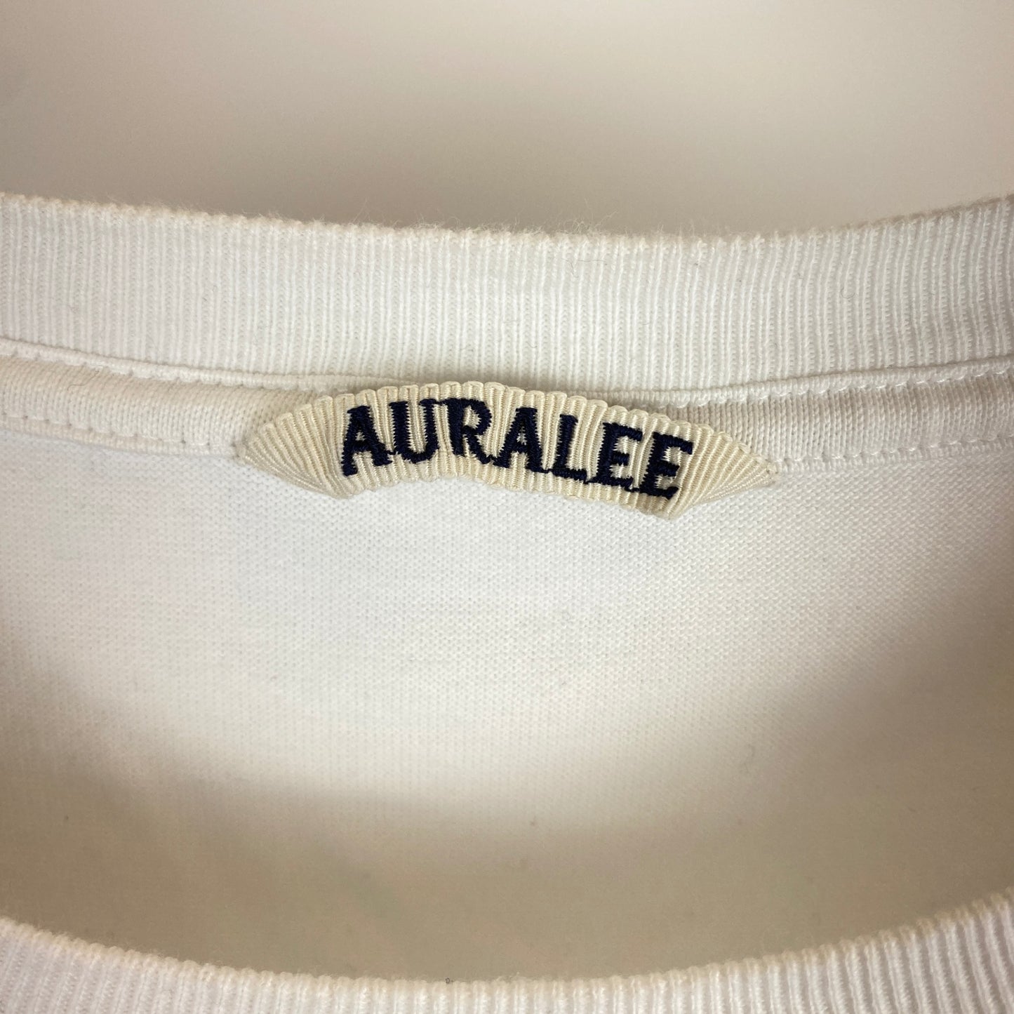 AURALEE 半袖Tシャツ メンズ XL 白系【中古】