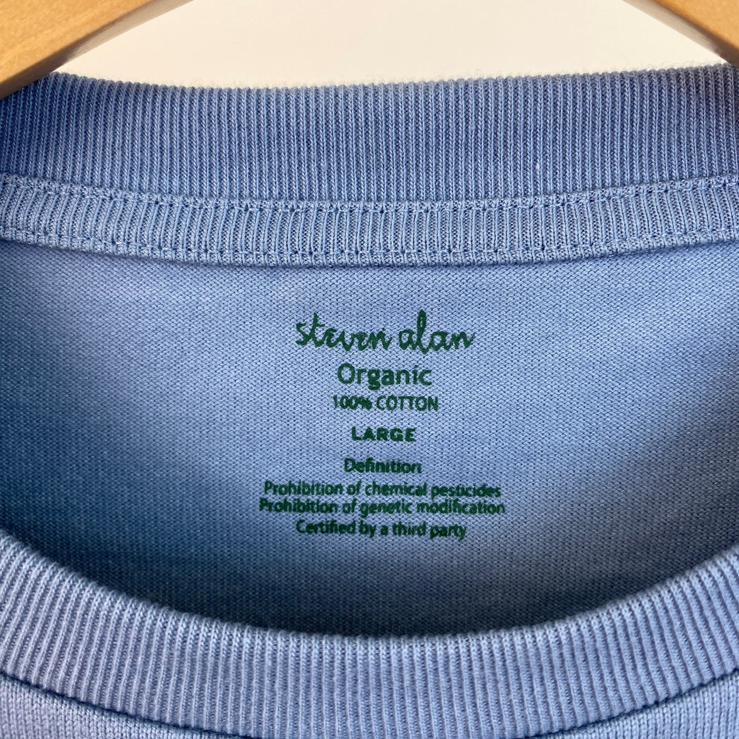 Steven Alan 半袖Tシャツ メンズ L 青系【中古】