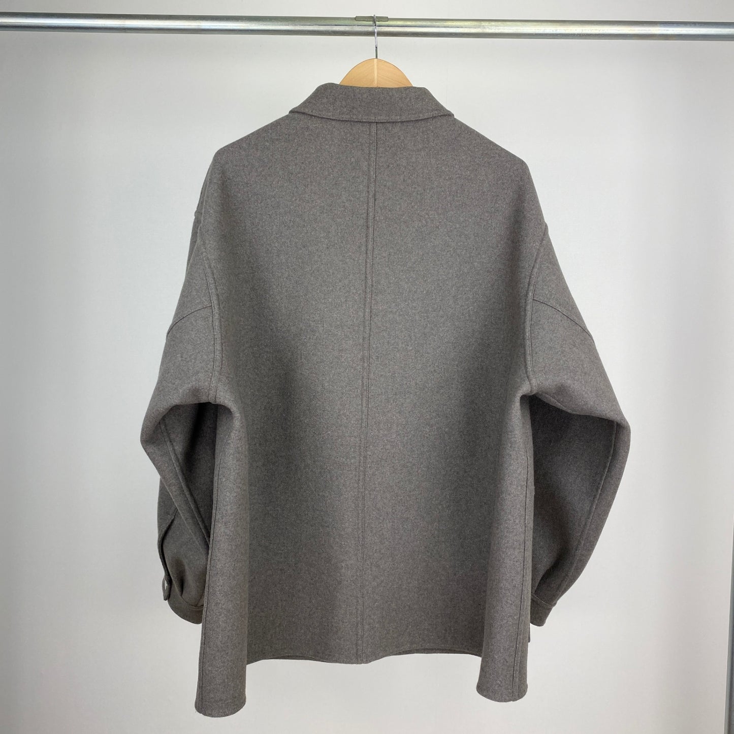 H BEAUTY & YOUTH ウールカシミヤ メルトンカバーオール メンズ L グレー系【中古】