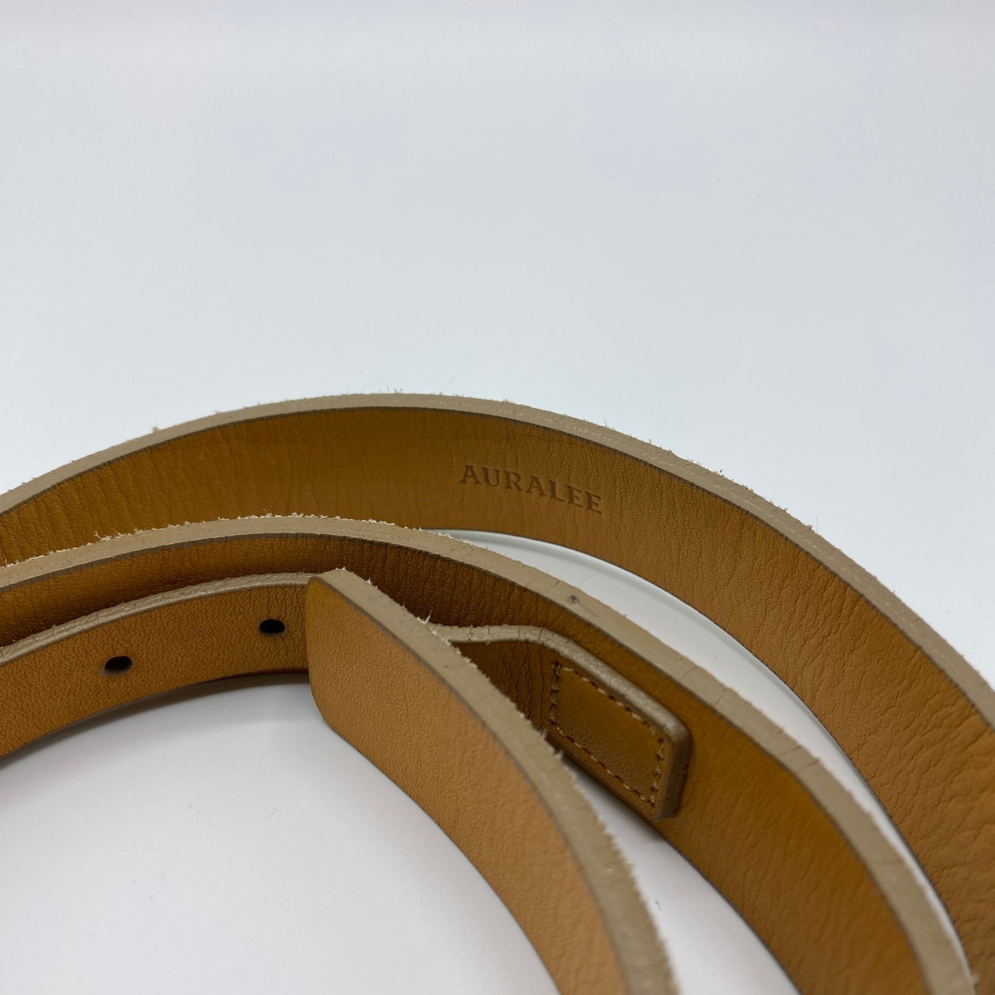 AURALEE スエードレザーべルト メンズ 不明 ベージュ系【中古】