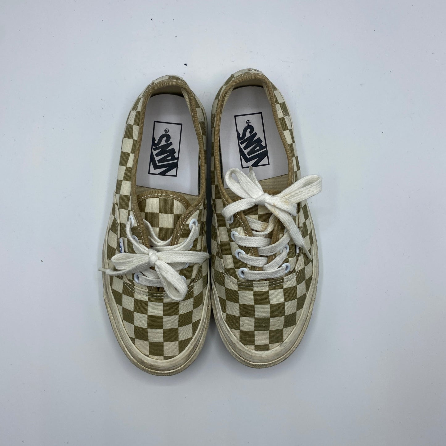 VANS authentic レディーズ 23.5cm カーキ系【中古】
