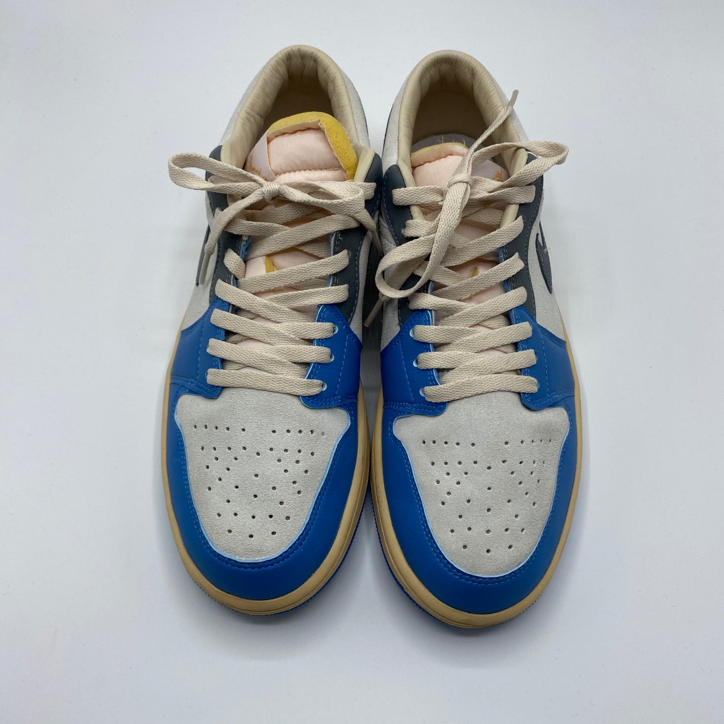 NIKE AIR JORDAN 1 LOW メンズ 28cm 水色系【中古】
