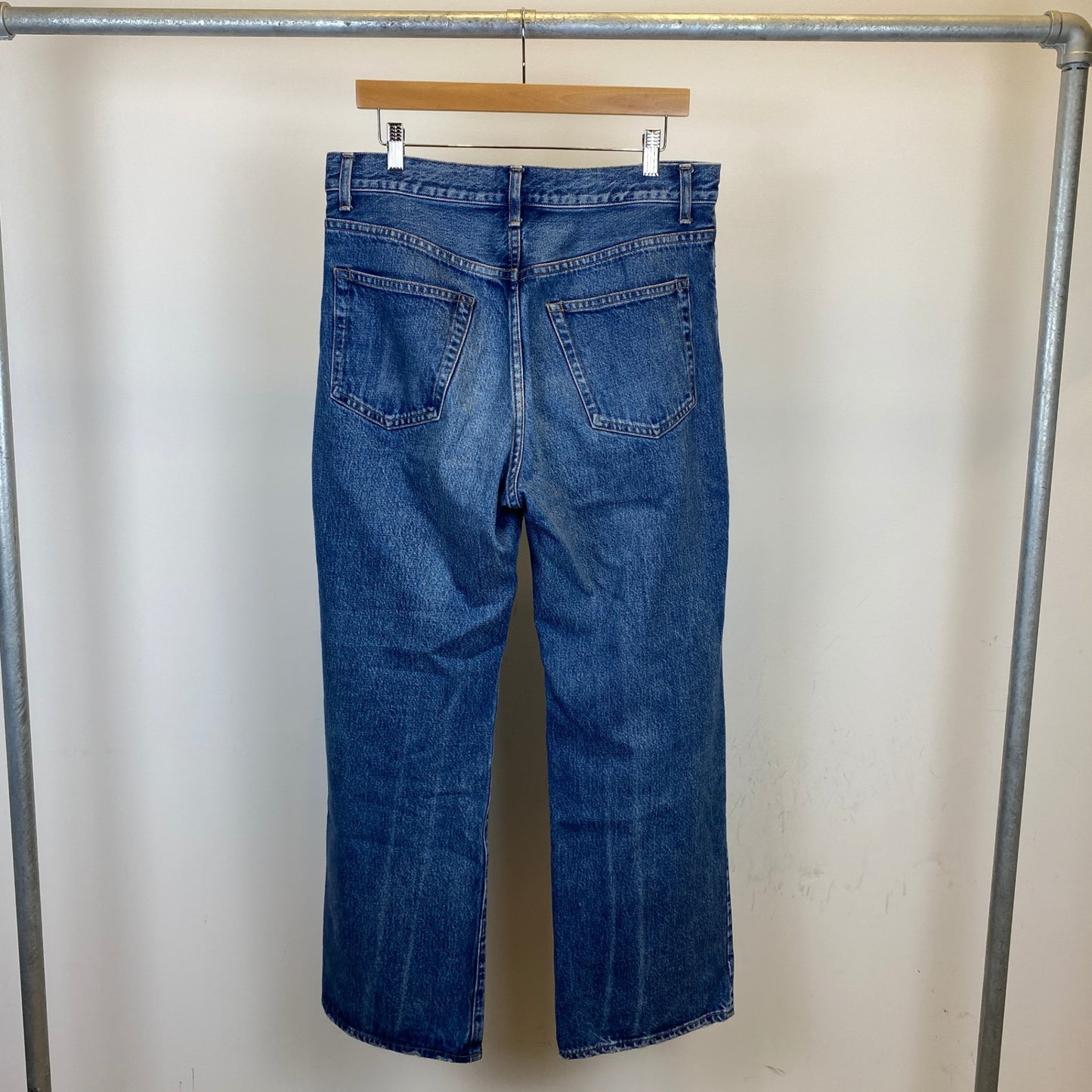 H BEAUTY & YOUTH フレアデニムパンツ メンズ L 青系【中古】