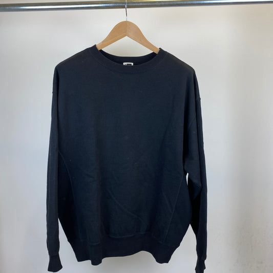 H BEAUTY & YOUTH 長袖クルーネックスウェット メンズ L 黒系【中古】
