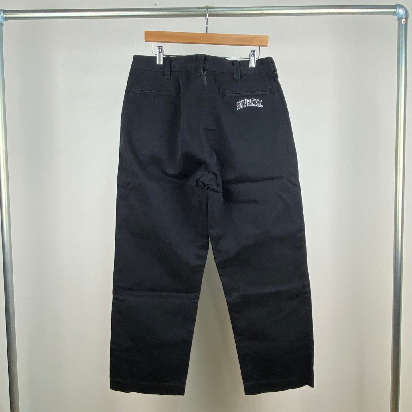 SUPREME ワークパンツ メンズ M 黒系【中古】