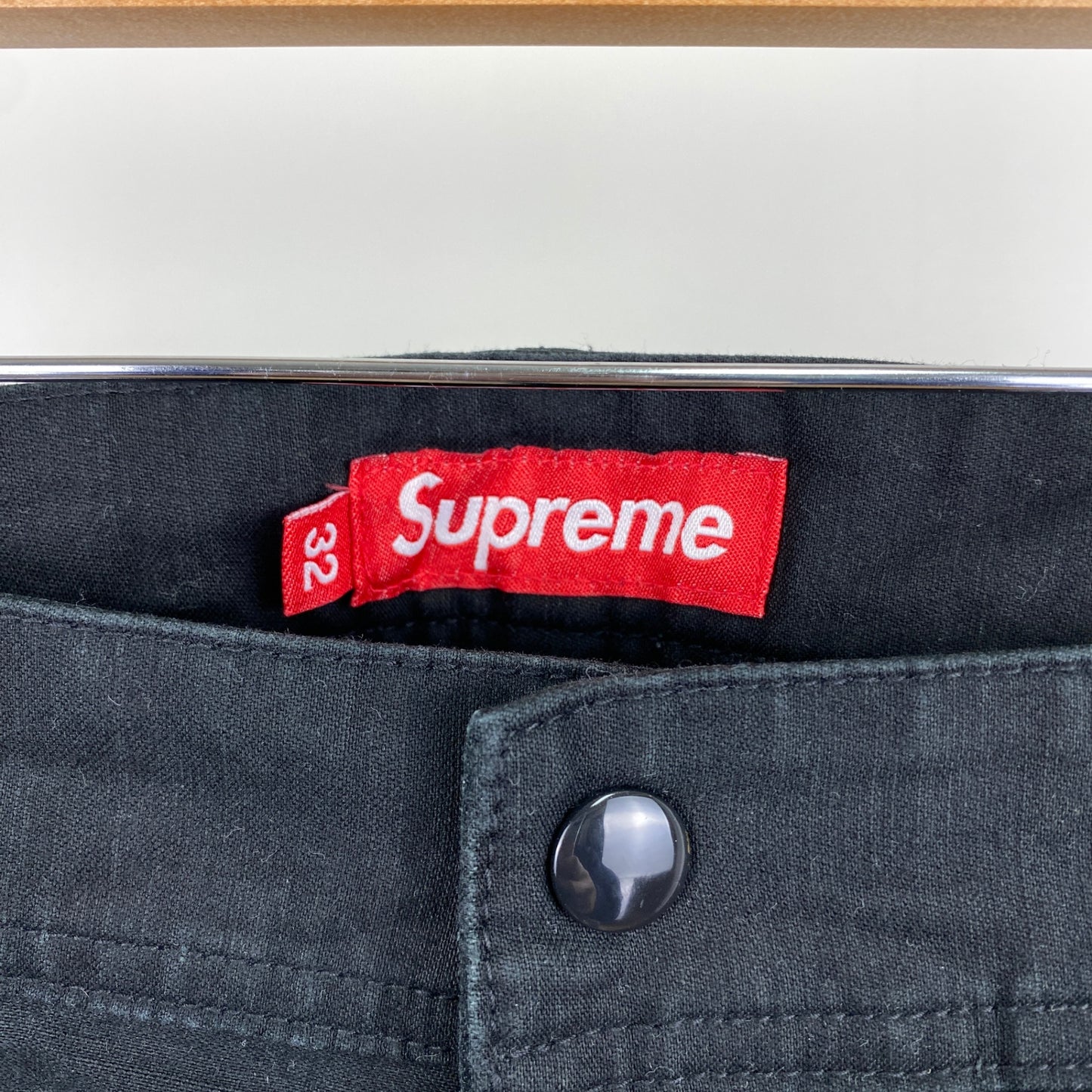SUPREME カーゴパンツ メンズ M 黒系【中古】