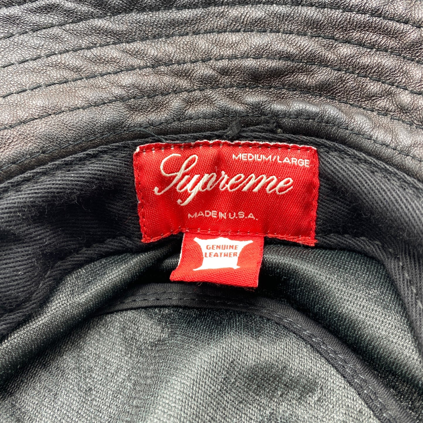 SUPREME バケットハット メンズ L 黒系【中古】