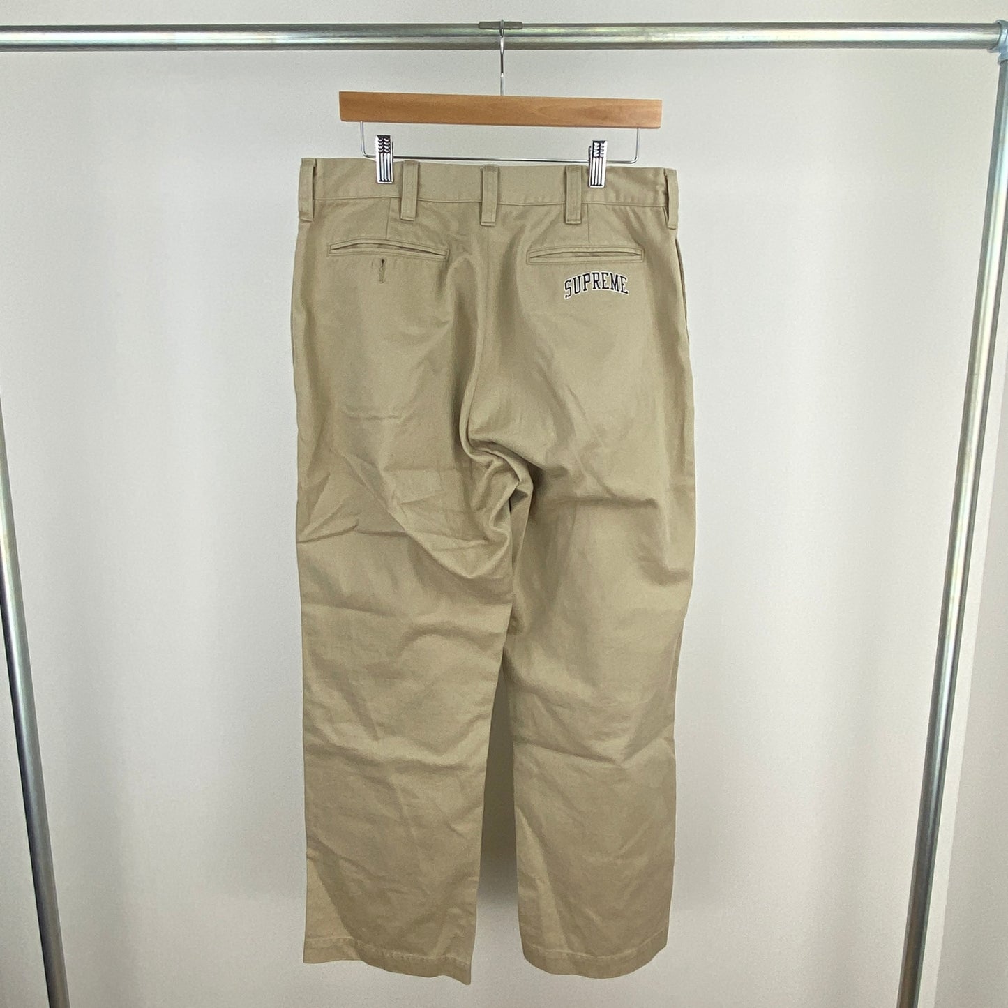 SUPREME チノパン メンズ XL ベージュ系【中古】