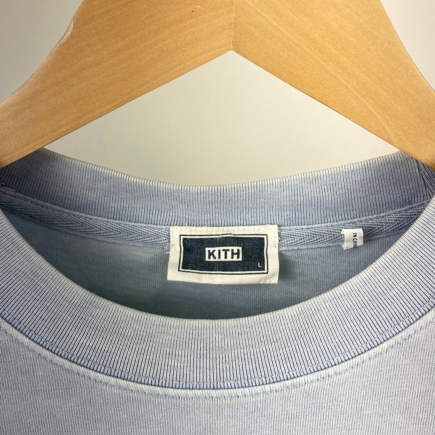 KITH ロンT メンズ L 水色系【中古】