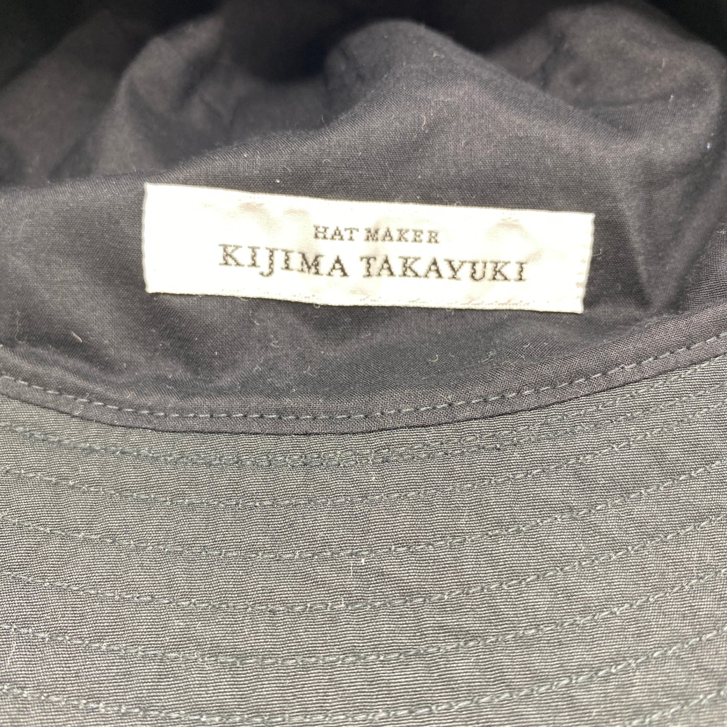 KIJIMA TAKAYUKI バケットハット メンズ L 黒系【中古】