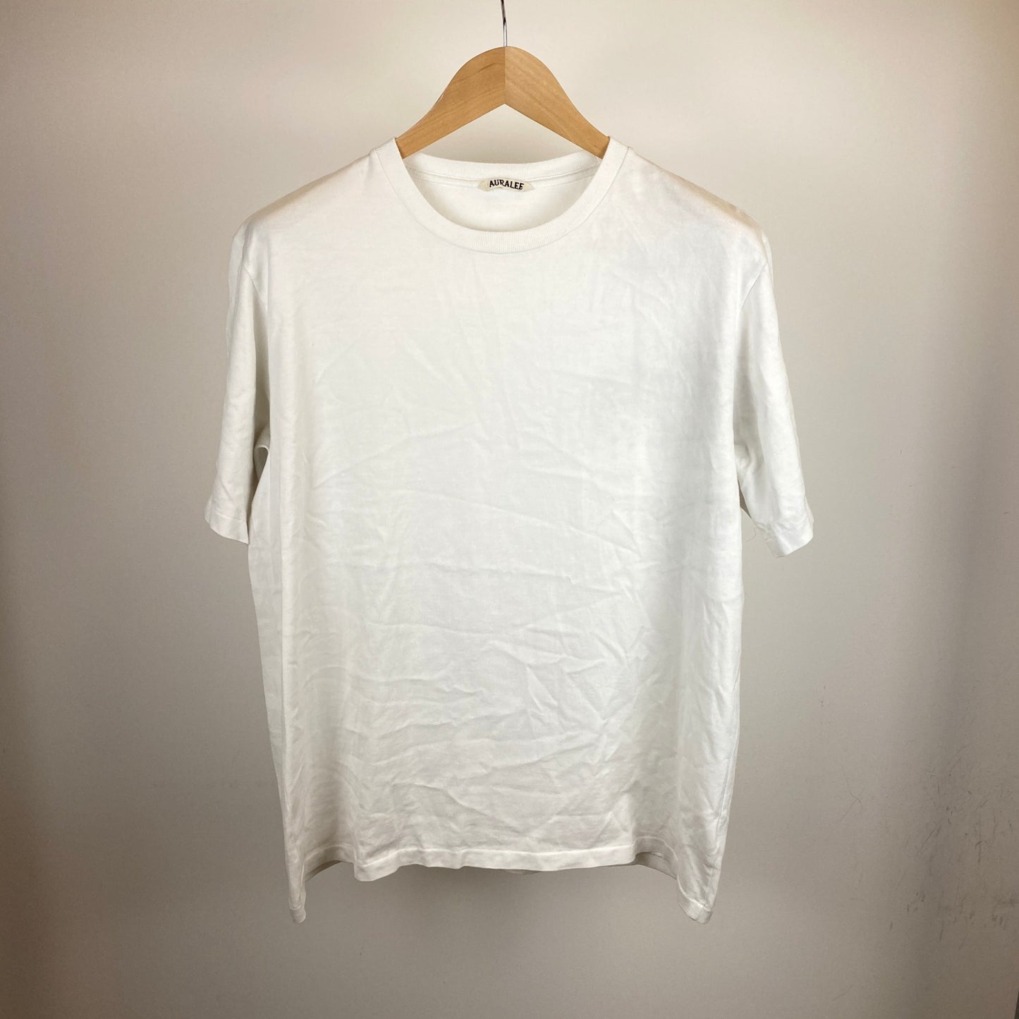 AURALEE 半袖Tシャツ メンズ XL 白系【中古】