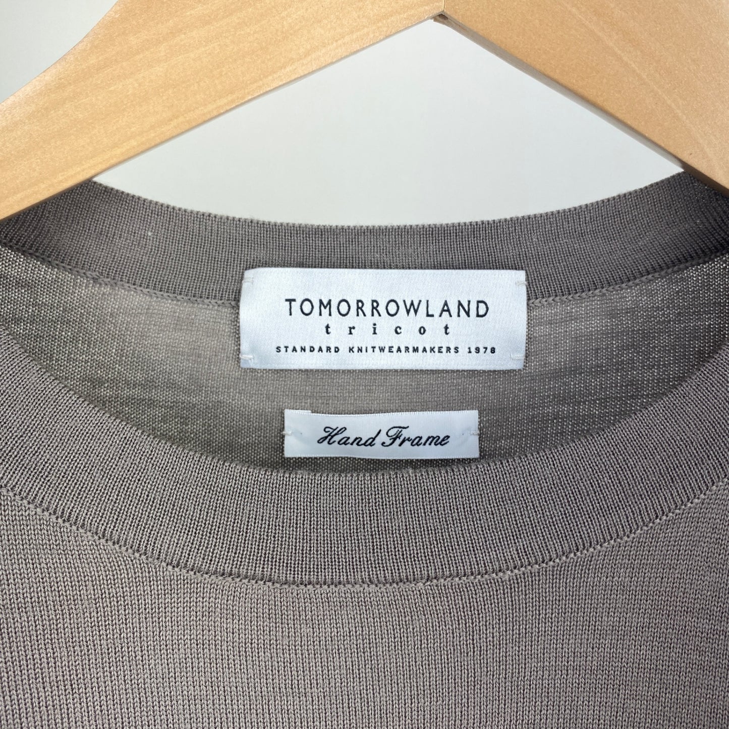 TOMORROWLAND クルーネックニット メンズ M ベージュ系【中古】