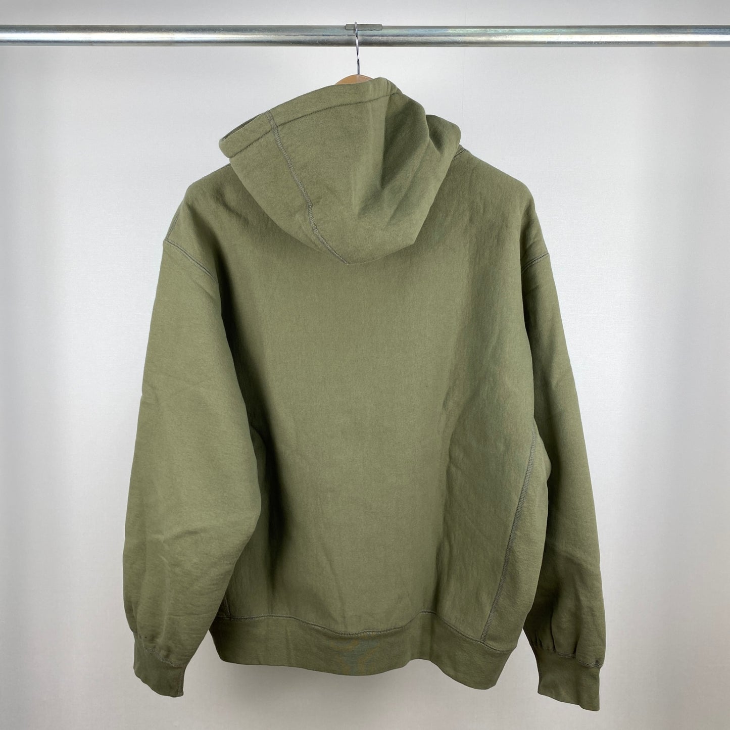 SUPREME パーカー メンズ L 緑系【中古】