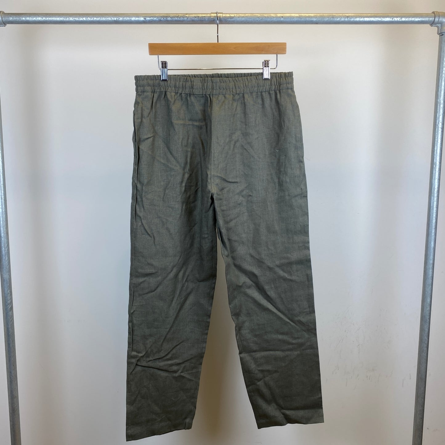 RHC リネンイージーパンツ メンズ L カーキ系【中古】