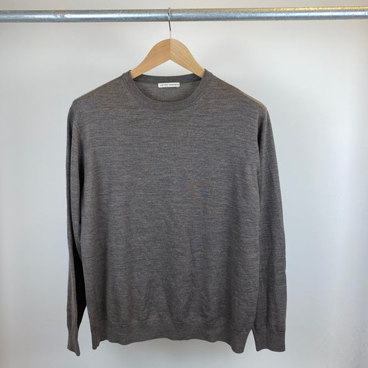 UNITED ARROWS 長袖クルーネックニット メンズ XL 茶系【中古】