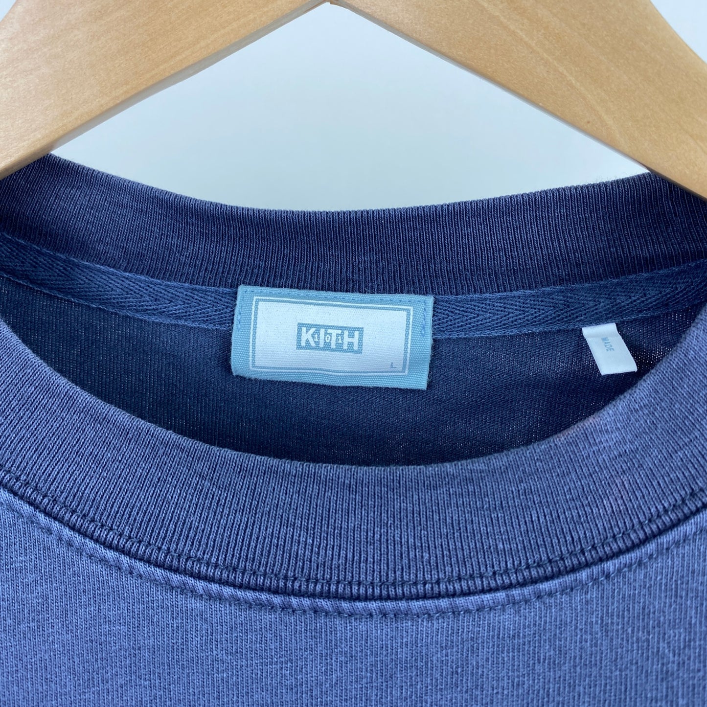 KITH ロンT メンズ L 青系【中古】