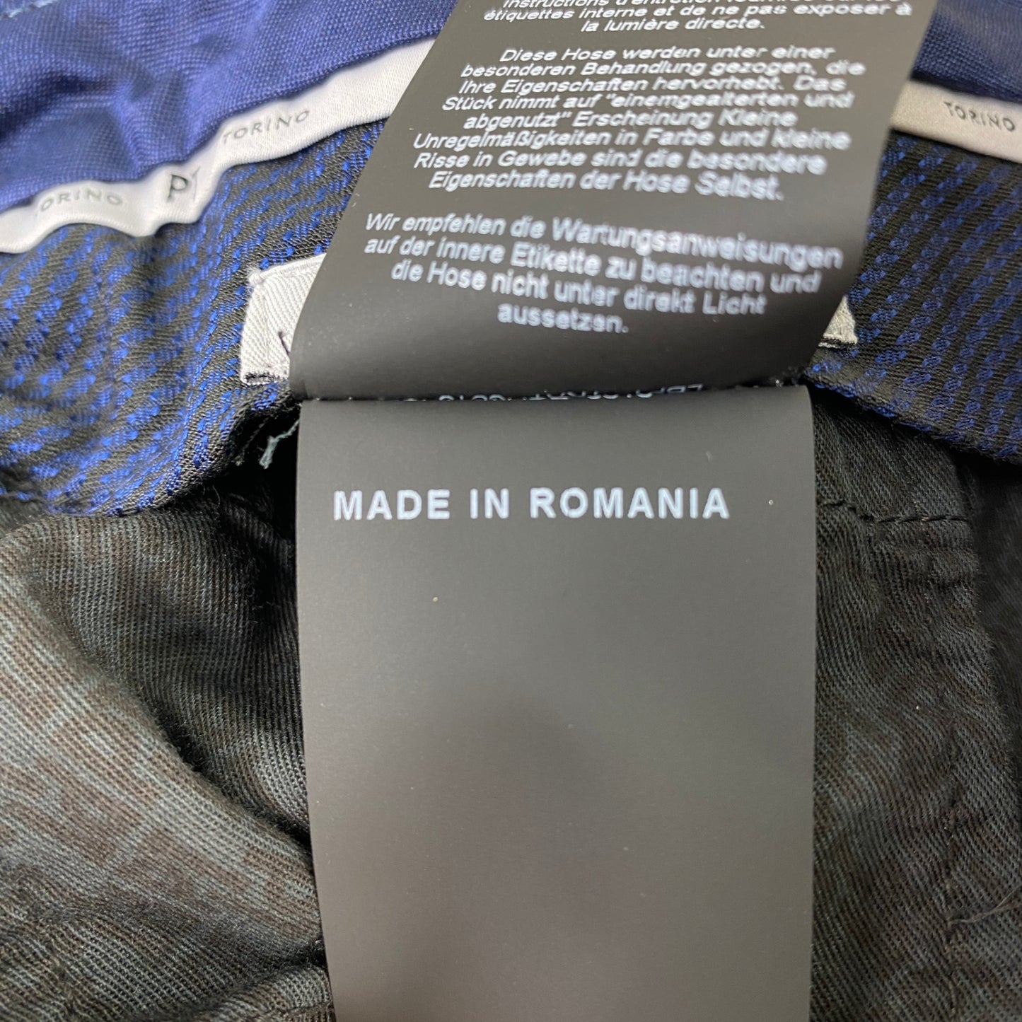 PT TORINO チノパンツ メンズ XL 黒系【中古】